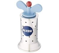 Alessi 9098 Molinillo de Pimienta de Diseño con Aletas, Acero Inoxidable y Resina Termoplástica, Azul