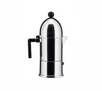 Alessi A9095/3 B La Cupola - Cafetera italiana (3 tazas), color negro
