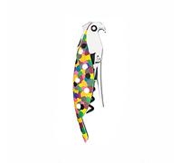 Alessi AAM32 1 Parrot, Sacacorchos sommelier en fundición de aluminio y PC. Decorado a mano "Proust"