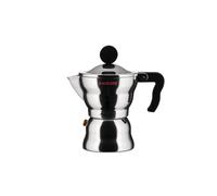 Alessi aam33/6 moka - cafetera de aluminio fundido con mango y botón