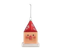 Alessi Adorno de Navidad en Vidrio soplado. Decorado a Mano, Multicolor, Talla Unica