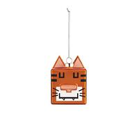 Alessi Adorno de Navidad en Vidrio soplado. Decorado a Mano, Multicolor, Talla Unica