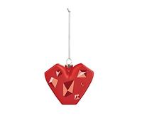 Alessi Adorno de Navidad en Vidrio soplado. Decorado a Mano, Multicolor, Talla Unica
