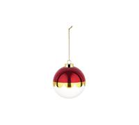 ALESSI Adorno para árbol de Navidad 9cm DELIGHT Blanco/Rojo rojo