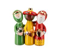 Alessi Uno, Due, tre Re Magi Figurilla de Porcelana, Multicolor, Única