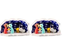 Alessi AGJ01 W Happy Eternity Baby, Grupo en Porcelana Decorado a Mano (Paquete de 2)