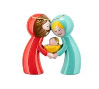 Alessi AGJ01S2 Happy Eternity Baby, 2 Estatuitas en Porcelana Dcoradas a Mano