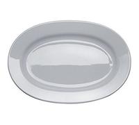 Alessi-Ajm28/22 -Bandeja / Plato de Servicio Ovalado En Porcelana Blanca