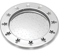 Alessi AKK80/15 Mini Girotondo - Bandeja Repelente de la Humedad (Acero Inoxidable 18/10 Pulido, Acabado Brillante)