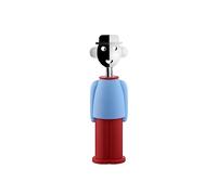 Alessi Alessandro M. AM23 LAZR - Sacales de Servicio de Design, Resina Termoplástica y Verrugas Cromadas, Azules y Rojos