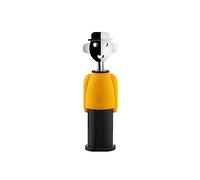 Alessi Alessandro M. AM23 YB - Sacacorchos de Design, en Resina Termoplástica y Zamak Cromado, Amarillo y Negro
