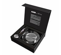 Alessi Alessi & Wine GAM32SET - Juego de Vino (Compuesto por sacacorchos Sommelier, tapón de expansión y Posavasos