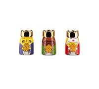 Alessi AMGI10SET1 Figuras de Diseño de los Reyes Magos en Porcelana Decoradas a Mano, 3 Piezas