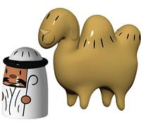 Alessi Figuras de Navidad, Porcelana, Multicolor, 15.3 x 0.266 x 11 cm, 2