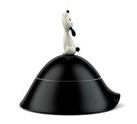 Alessi AMMI19 B Alrededor 0.6L Acero inoxidable Negro cuenco - Cuencos (0,6 L, Alrededor, 1 personas(s), Acero inoxidable, Negro, Personal)
