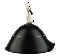 Alessi AMMI19 B Alrededor 0.6L Acero inoxidable Negro cuenco - Cuencos (0,6 L, Alrededor, 1 personas(s), Acero inoxidable, Negro, Personal)