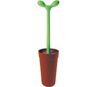 Alessi Merdolino - Escobilla de baño de resina termoplástica, color marrón