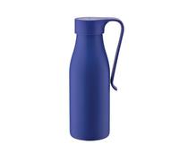 Alessi Away AST01 DAZ - Botella Térmica de Doble Pared con Infusor y Filtro, en Acero Inoxidable 18/10 Colorido, 500 ml, Azul