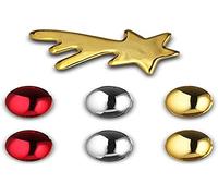 Alessi Corteza para Navidad Juego De Imánes de Diseño en Porcelana, Multicolor, única, 7