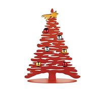 Alessi Bark for Christmas BM06/30 R Adorno de Navidad en Forma de Àrbol, Acero Inoxidable, Rojo, M