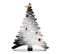 Alessi Bark for Christmas BM06 Adorno de Navidad en Forma de Àrbol, Acero Inoxidable, Gris (Pulido), 35.50 x 14.00 x 45.00 cm