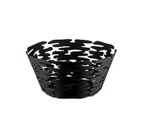 Alessi - "BARKET" CESTO REDONDO ACERO Y RESINA NEGRO 21cm