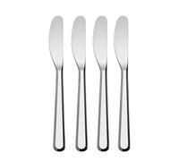 Alessi BG02/37S4 Amici, Set de quatro cuchillos para mantequilla en acero inoxidable 18/10