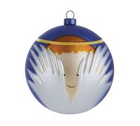 Alessi Bola de Cristal soplado para árbol de Navidad, Multicolor, 9 x 9 x 9 cm, 1 Unidad