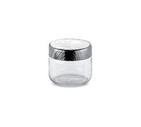 ALESSI Bote de almacenamiento Veneer 0,5l vidrio/acero inoxidable transparente