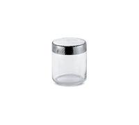 ALESSI Bote de almacenamiento Veneer 0,75l Cristal/Acero inoxidable transparente