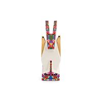 Alessi Figura burro para Belén ESA05 5 – Porcelana, calcas a mano y oro 24 quilates, multicolor