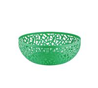 Alessi Cactus MSA04/29GR - Frutero de Design Perforado, en Acero Colorado con Resina Epossidica, Verde, 29cl