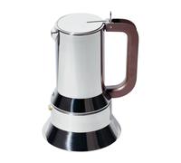 Alessi 9090/M Cafetera de Diseño de Acero Inoxidable, 10 Tazas, Plata