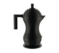 Alessi Cafetera de espresso Pulcina negro 15 cl. 3 tazas