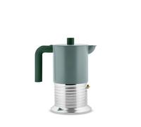 Alessi Cafetera Espresso Vite 6 Tazas Verde - Diseño icónico para Inducción