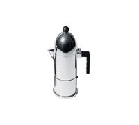 Alessi A9095/3 B La Cupola - Cafetera italiana (3 tazas), color negro