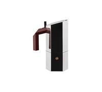 ALESSI Cafetera exprés MENHIR 3 tazas acero inoxidable plata