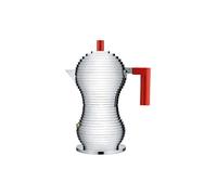 ALESSI Cafetera exprés Pulcina 3 tazas plata