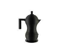 ALESSI Cafetera exprés Pulcina Black Alu/Negro 3 tazas negro