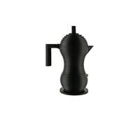 ALESSI Cafetera exprés Pulcina Black Alu/Negro 6 tazas negro