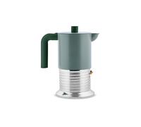 ALESSI Cafetera exprés VITE 6 tazas aluminio/verde salvia oliva