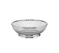 ALESSI CESTO Redondo DE Alambre Acero Brillante 24cm