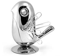 Alessi Chip Soporte de Clip de Papel, Metal, Plateado, Talla única