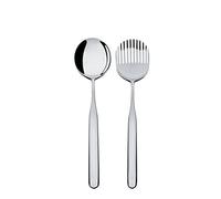 Alessi IS02/14 Collo de Alto, Cubiertos para Ensalada 18/10 Pulido Acero Inoxidable 26,5 x 3 x 8 cm, Plata