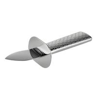 Alessi Colombina FM23/44 - Cuchillo para ostras de pescado (acero inoxidable AISI 420, 18/10, pulido espejo, plata, 16 x 5,3 x 4,2 cm)