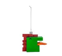 Alessi Cubodrago GJ02 12 - Decoración navideña de diseño vintage, diseño de dragón, de cristal soplado decorado a mano, multicolor
