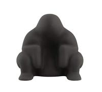Alessi Dédé PS18 B - Tope de Diseño para Puerta en Resina Termoplástica, Negro
