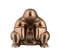 Alessi Dédé PS18 BM - Tope de Diseño para Puerta en Resina Termoplástica y PVD, Brown Metal