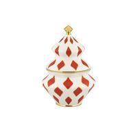 ALESSI Recipiente navideño 0,6l DELIGHT blanco