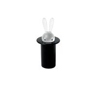 ALESSI Dispensador de palillos de dientes Magic Bunny 7,5cm Negro negro